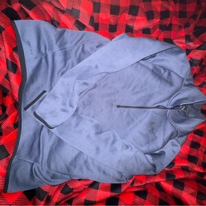 Womens gently worn NIKE dri-fit long sleeve fleece quarter-zip jacket